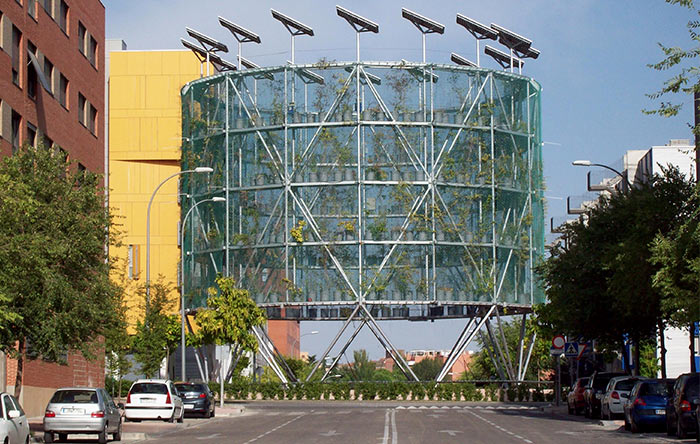 معماری پایدار در درخت هوایی اسپانیا