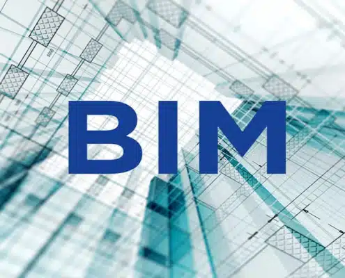 تصاویری گرافیکی از بیم یا BIM برای نمایش مفهوم مدل سازی اطلاعات ساختمان